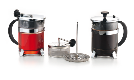French Press "Alfons" with Tea Strainer